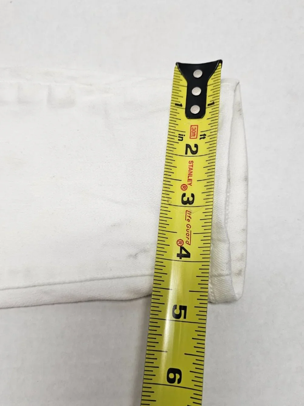 New Paige White VERDUGO ANKLE Skinny Denim Jeans Zip Stretch Pants Read 24